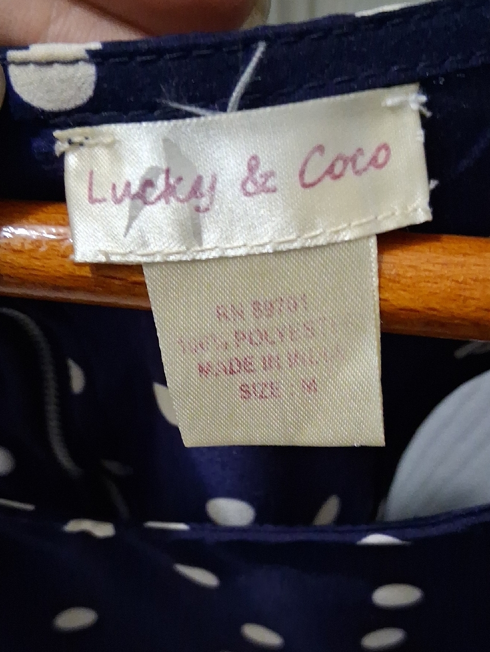 🍉Navy Polka Dot Zip In Tank Top - Picture 6 of 6